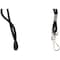 Sicurix Standard Lanyard Hook Rope Style, Black, PK24 68909 - alternate 3
